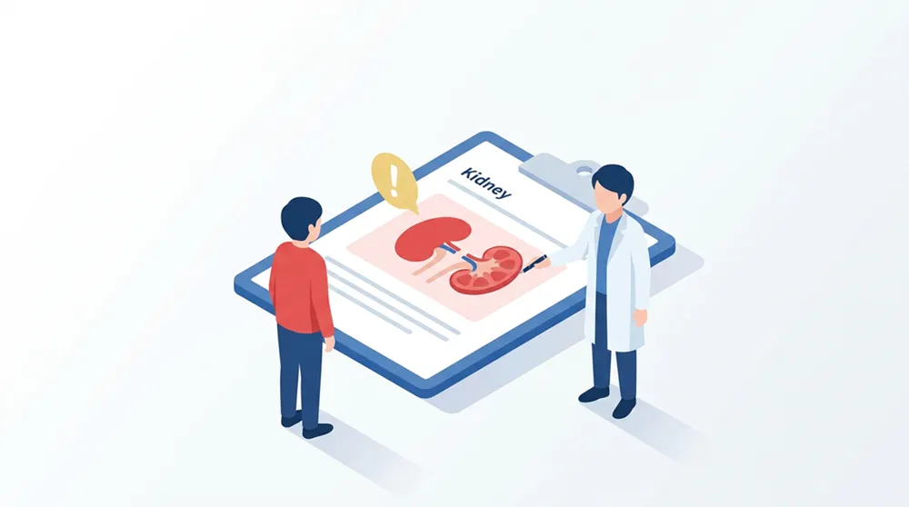 健康診断で腎臓が「要経過観察」と言われる理由
