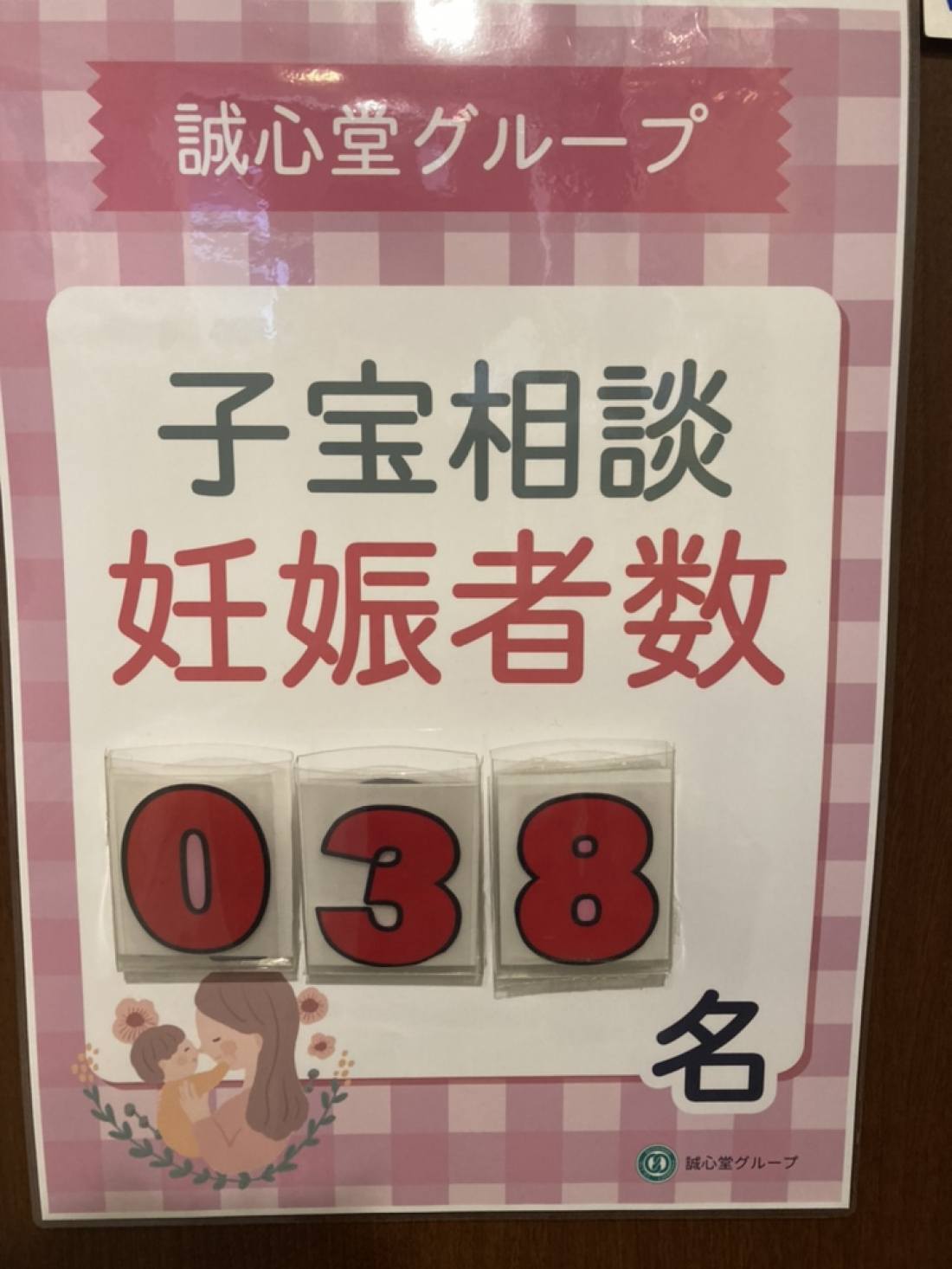 2024年 3月までの妊娠者数。