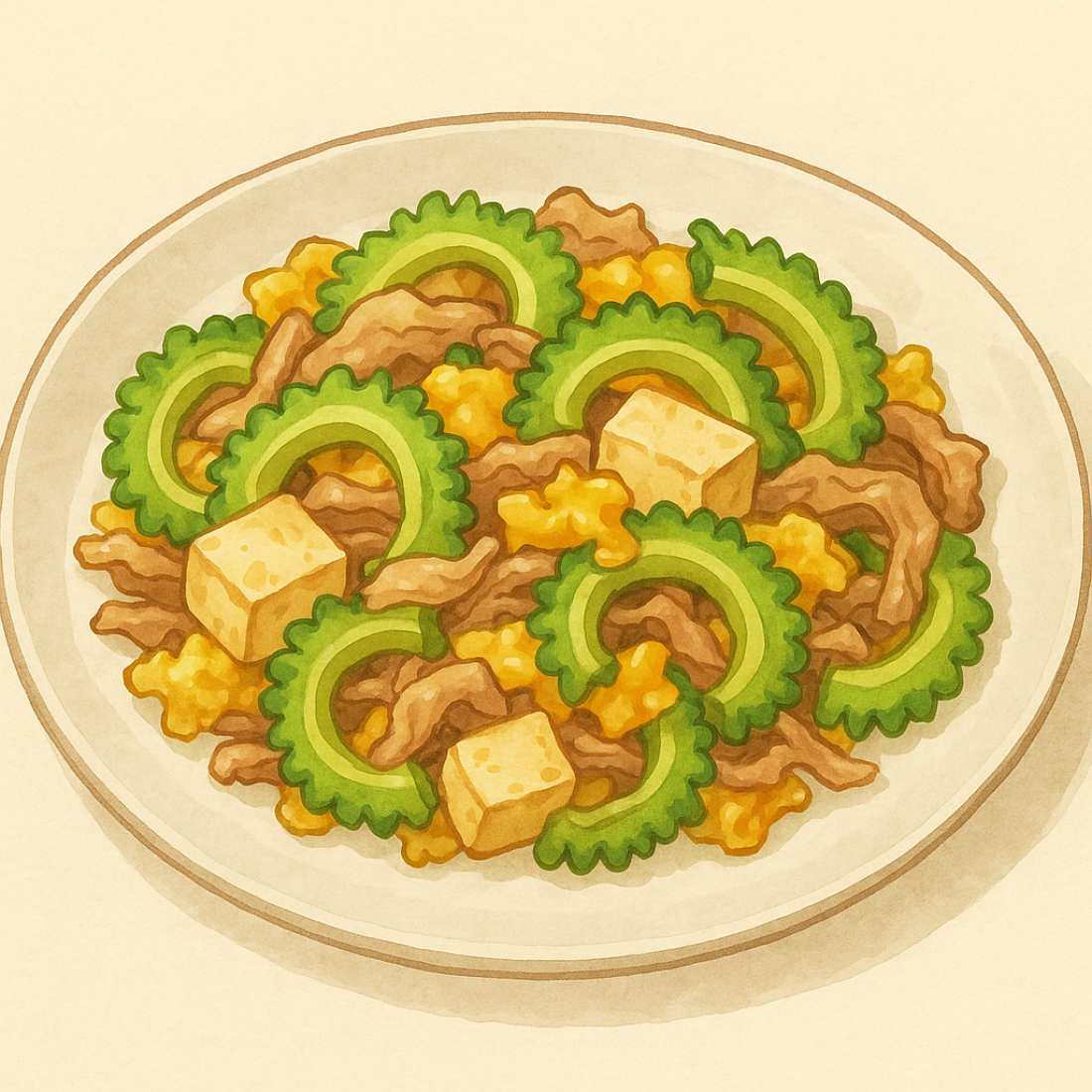 塩だけで作る！シンプルゴーヤチャンプルー