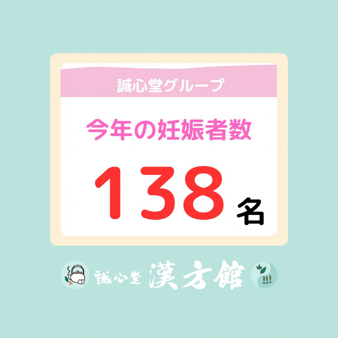 2025年度　8月までの妊娠実績