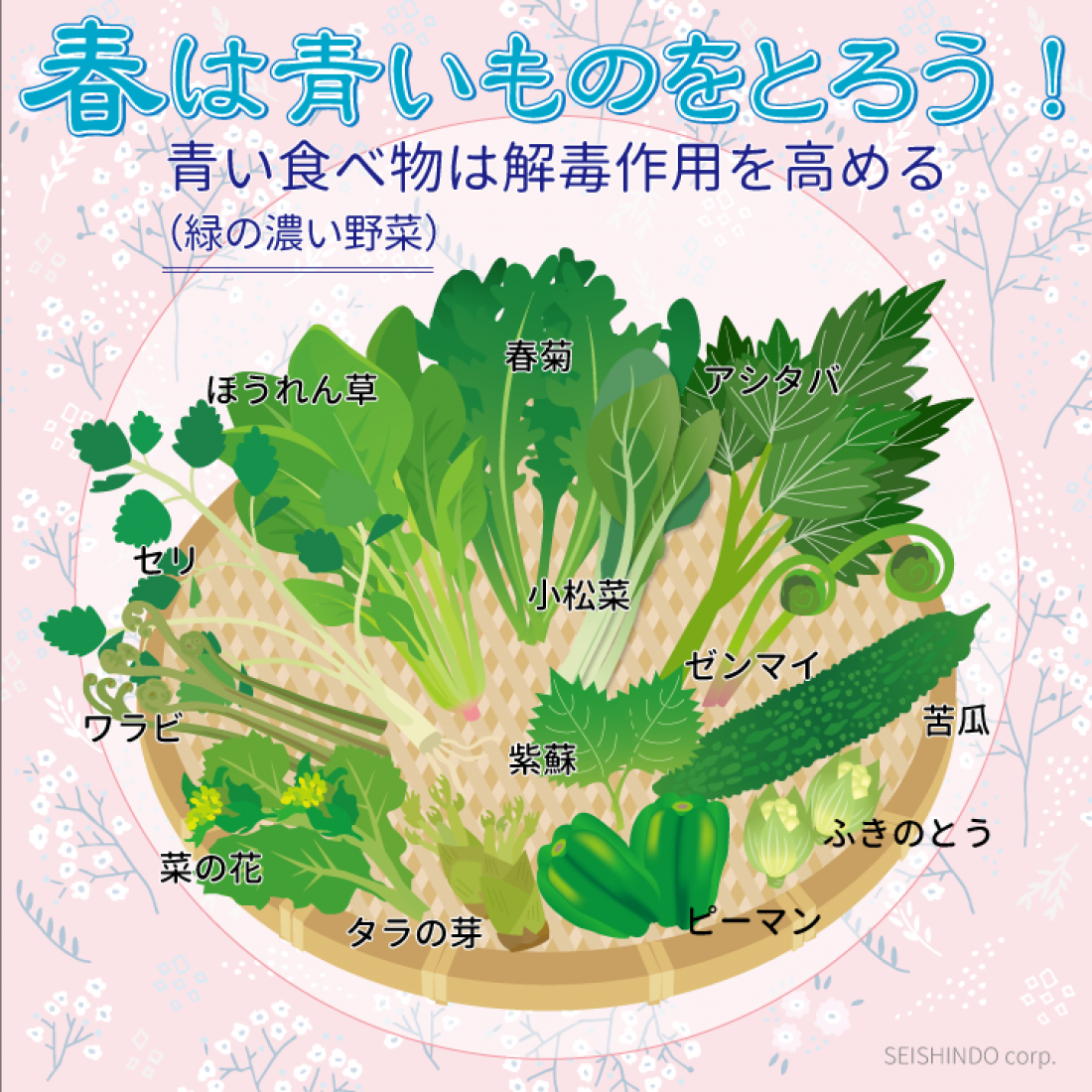 春の不調によい食材