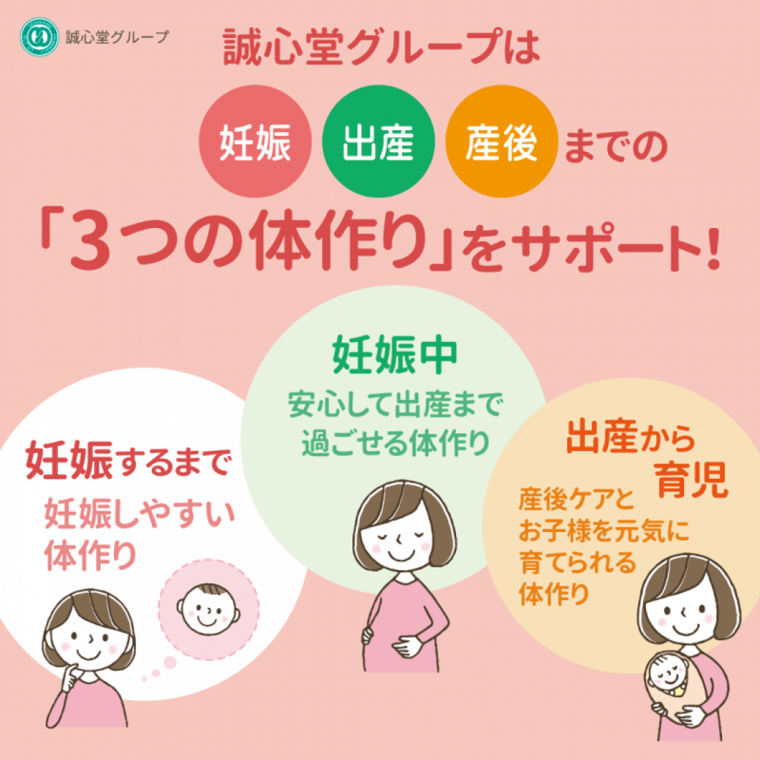 妊娠から出産、そしてその先へ　 ―誠心堂薬局の考える妊活ー