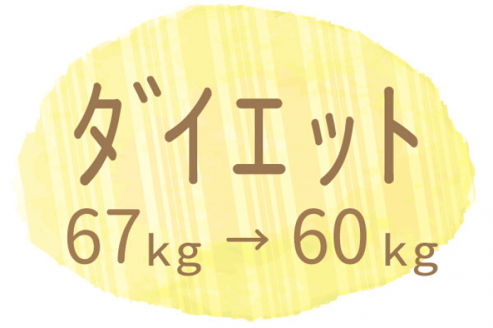 空腹感なし！ 無理なく半年で７㎏減量に成功しました