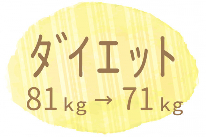 3カ月でマイナス約10㎏達成！スタッフの親身なサポートのおかげです。